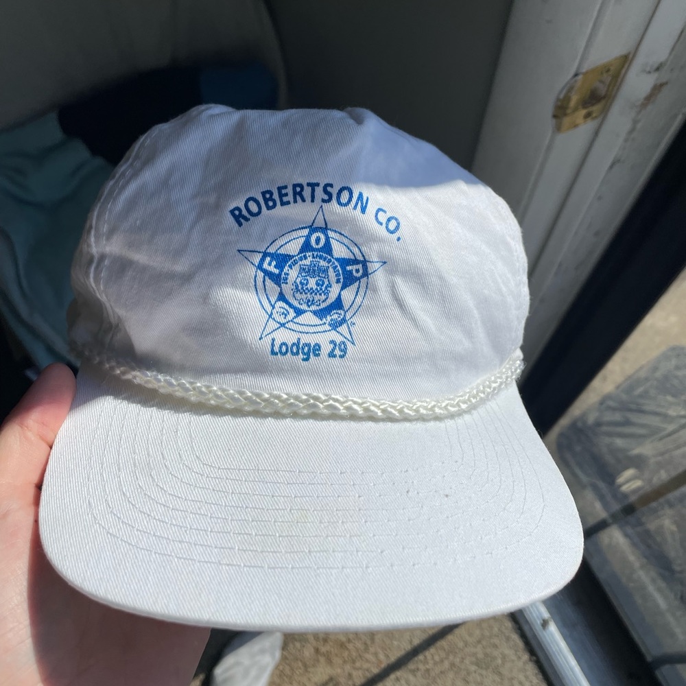 Vintage White Hat